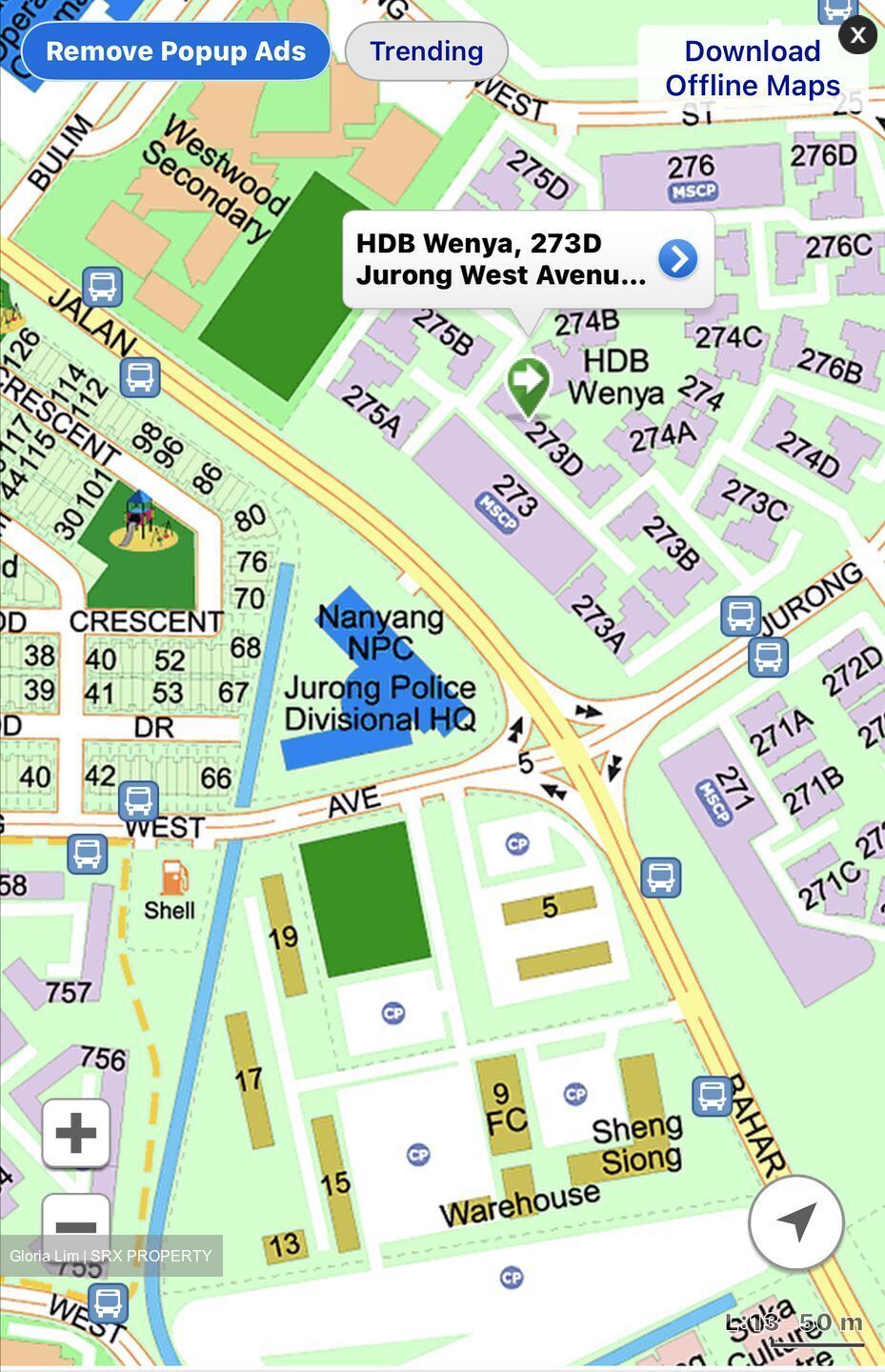 Blk 273D Wenya (Jurong West), HDB 4 Rooms #597627701
